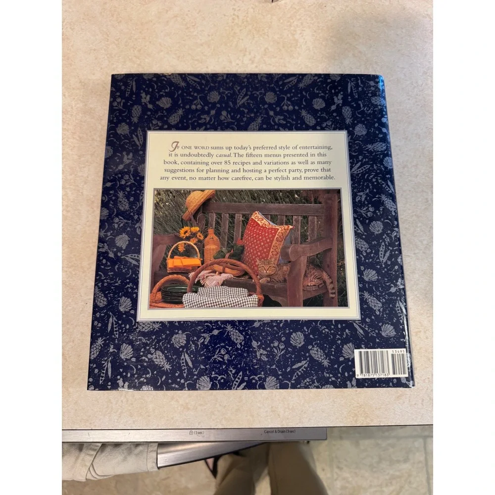 Williams Sonoma Casual Occasions Cookbook Chuck Williams Joyce Goldstein Book